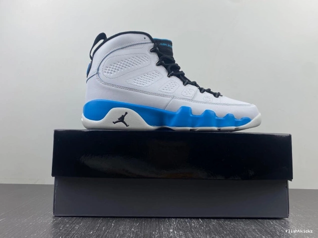 9 Air Powder Jordan Blue FQ8992-101 0817
